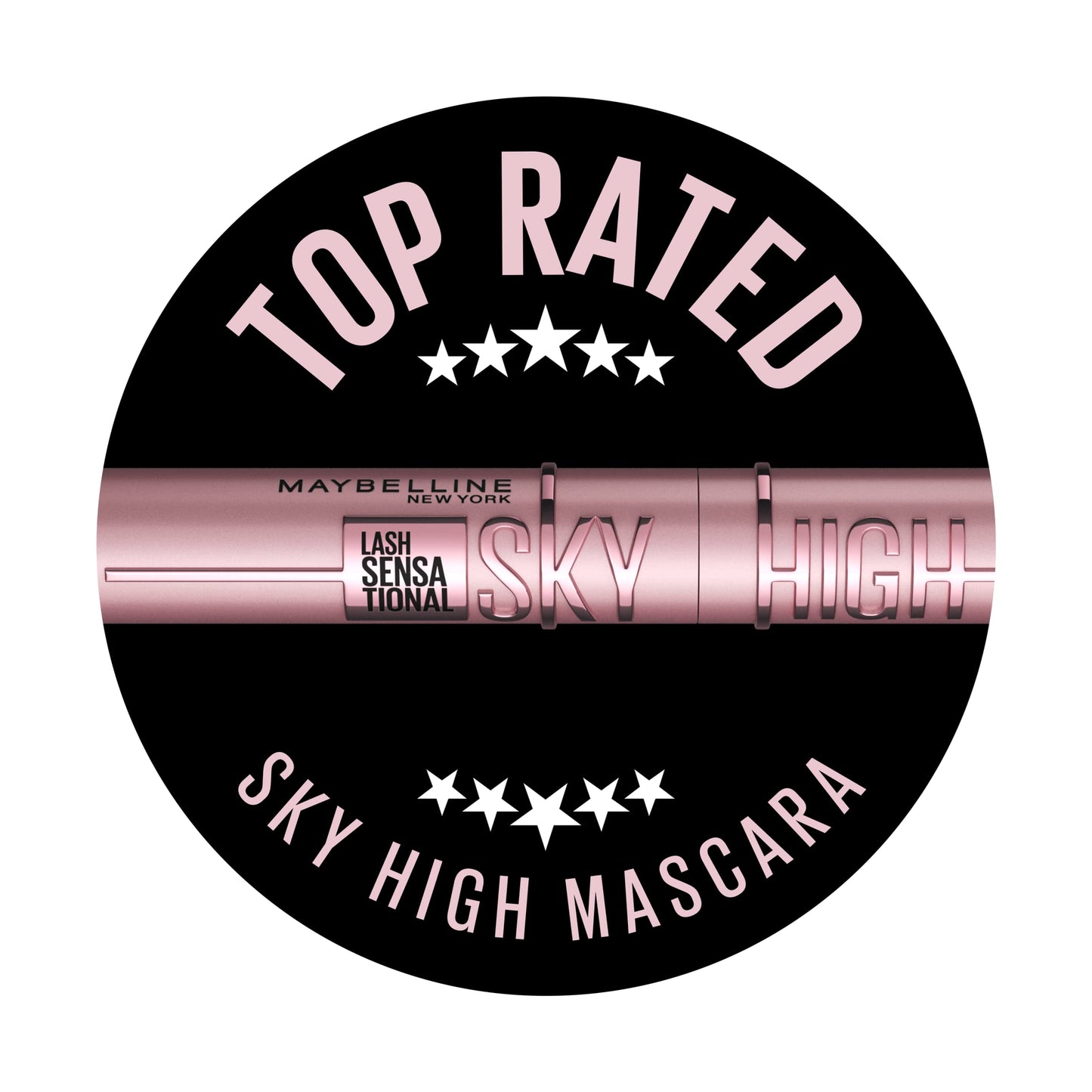 Maybelline New York, mascara, ger varje frans volym och längd, Lash Sensational Sky High, nyans: svart, 7,2 ml