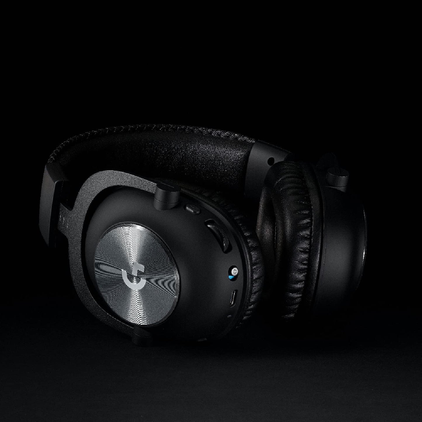 Logitech G PRO X Wireless LIGHTSPEED Spelheadsetet med Blue VO!CE-mikrofonfilterteknik, PRO-G-högtalarelement på 50mm, DTS Headphone: X 2.0, 20+ timmars batteritid, PC, PS5, PS4, Switch - Svart