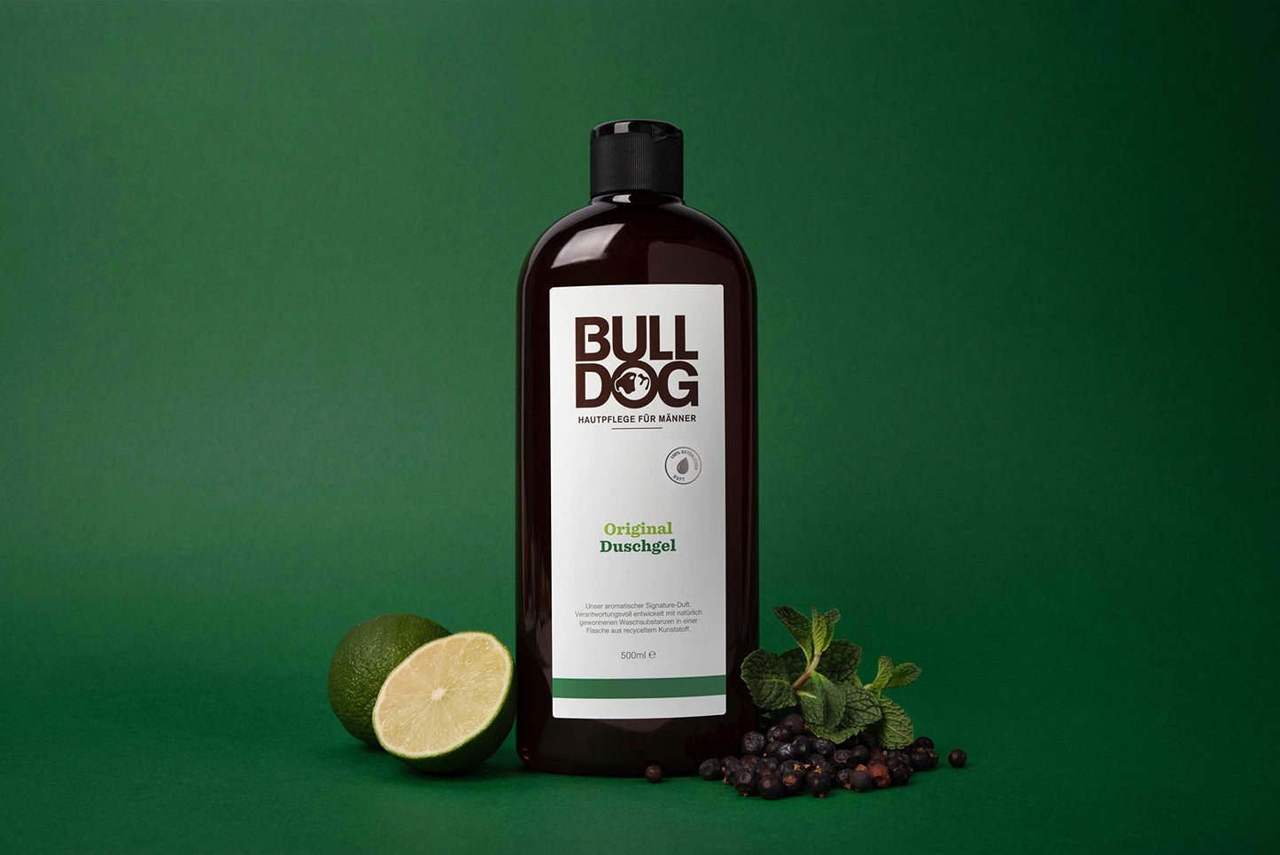 BULLDOG – kroppsvård för män | Original duschgel | naturlig och uppfriskande duschgel | 500 ml