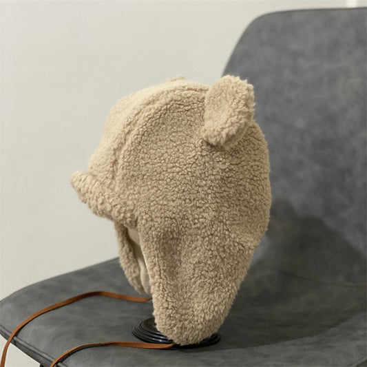 Cute Bear Ears Warm Lei Feng Hat
