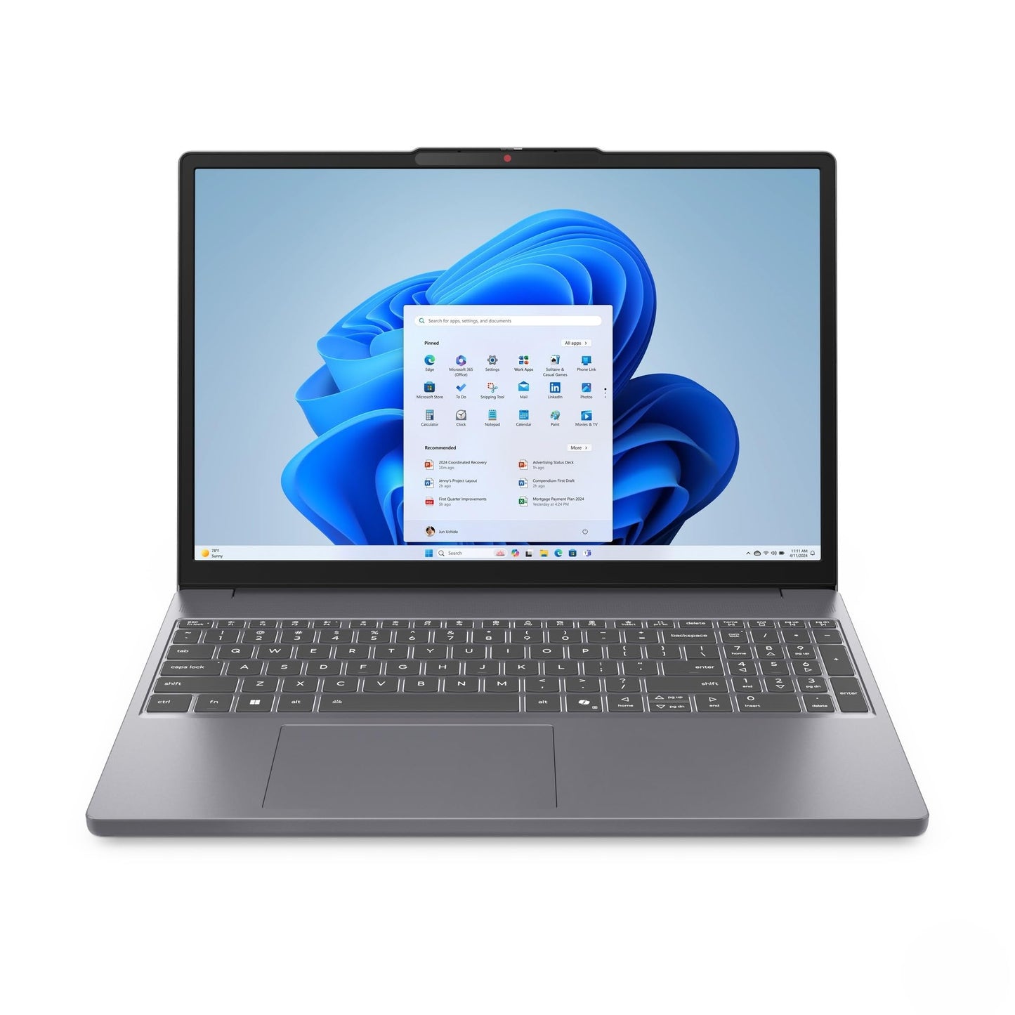Lenovo Laptop 83K1003CMX IdeaPad Slim 3 15IRH10-15.3" WUXGA (1920x1200) | Intel Core i5-13420H | 16GB RAM | 1TB SSD M.2 | Windows 11 Home | Wi-Fi 6 | Nordiskt tangentbord - Luna Grey