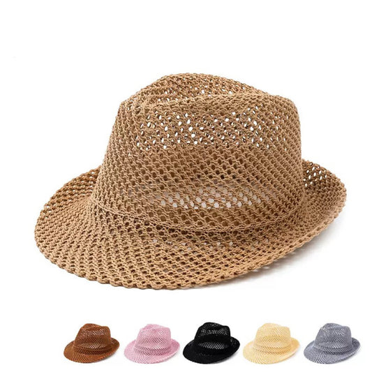Mesh Hollow Out Summer Breathable Sun Protection Sun Hat