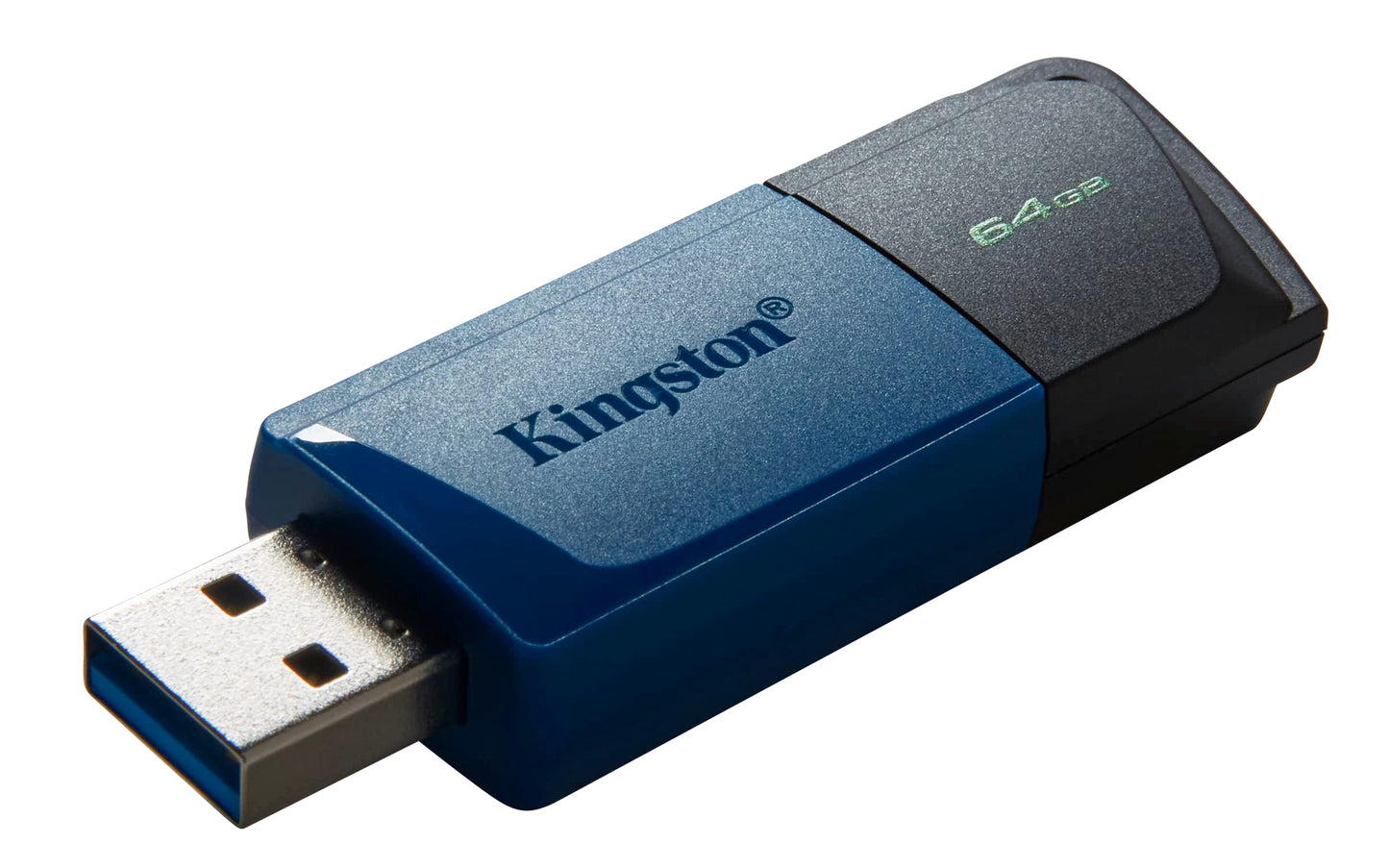 Kingston DataTraveler Exodia M USB 3.2 Gen 1 DTXM/64GB – med rörligt lock (svart + blå)