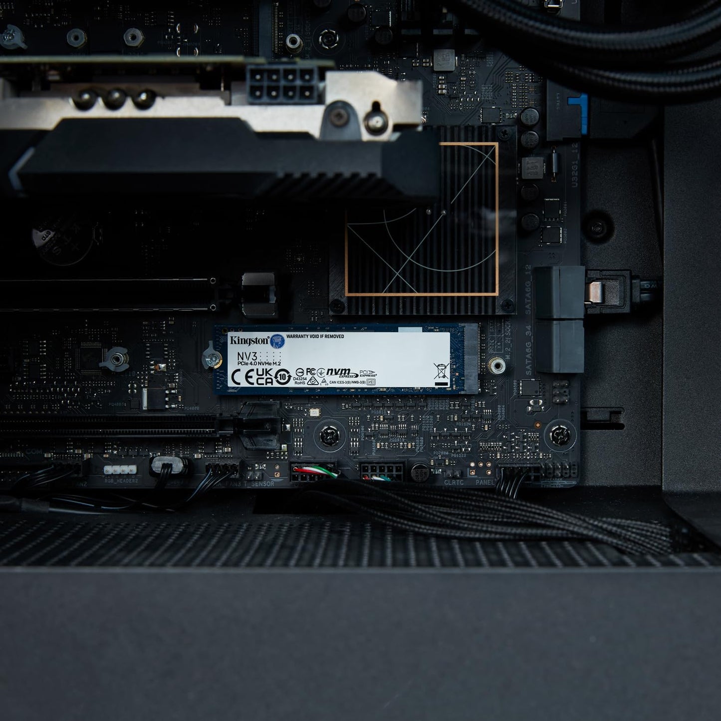 Kingston NV3 NVMe PCIe 4.0 Intern SSD 1 TB M.2 2280-SNV3S/1000G