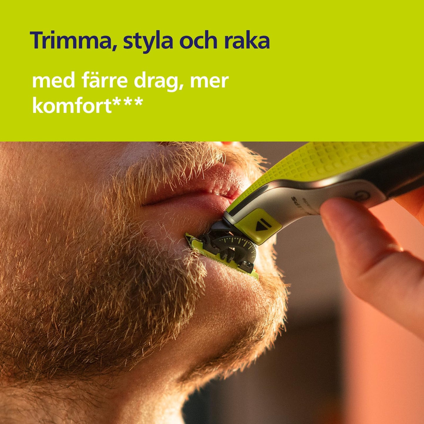 Philips OneBlade Original 360-rakblad för alla OneBlade- och OneBlade Pro-modeller, 2-pack (modell QP420/60)