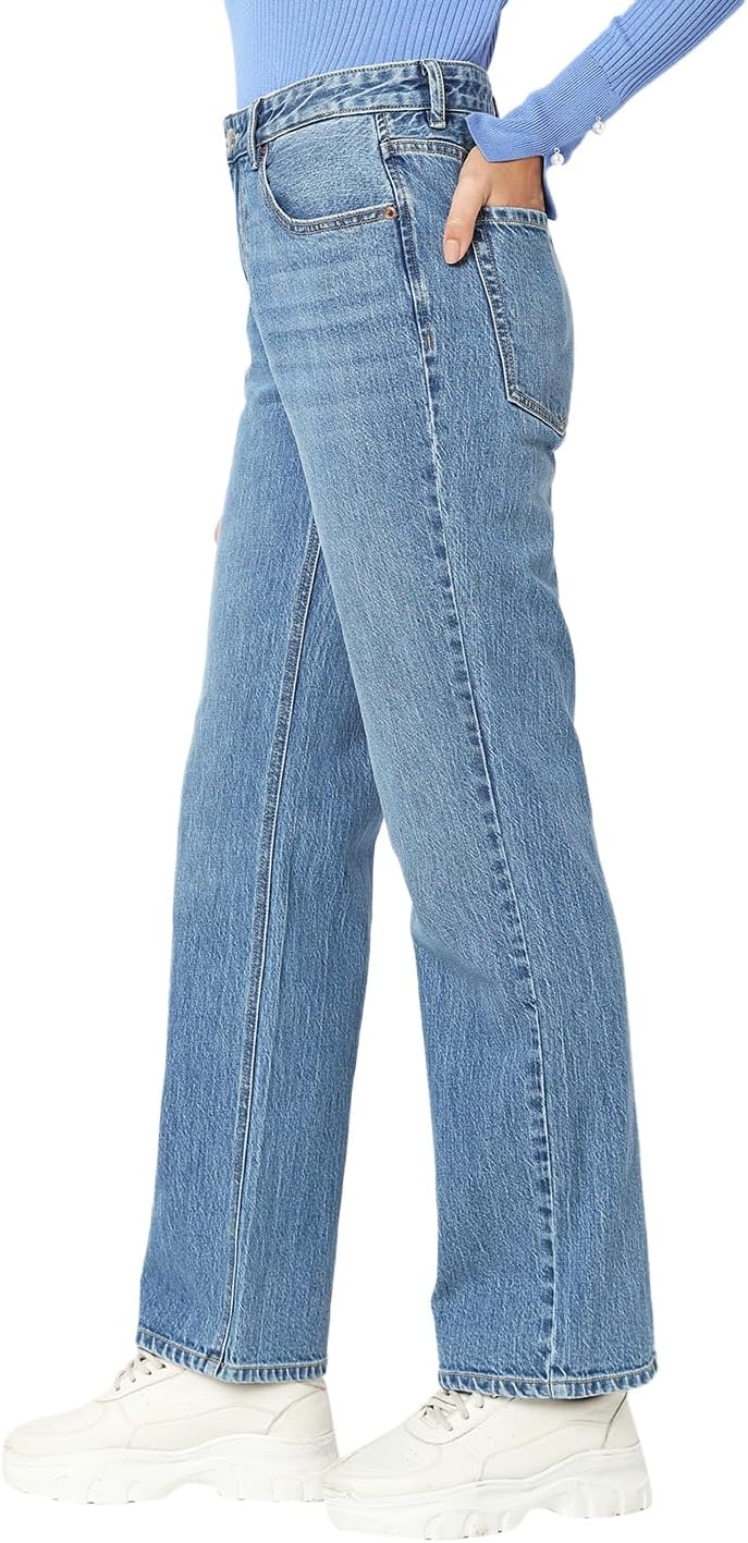 VERO MODA dam Raka jeans Vmtessa Hr raka jeans Li3114 Ga Noos