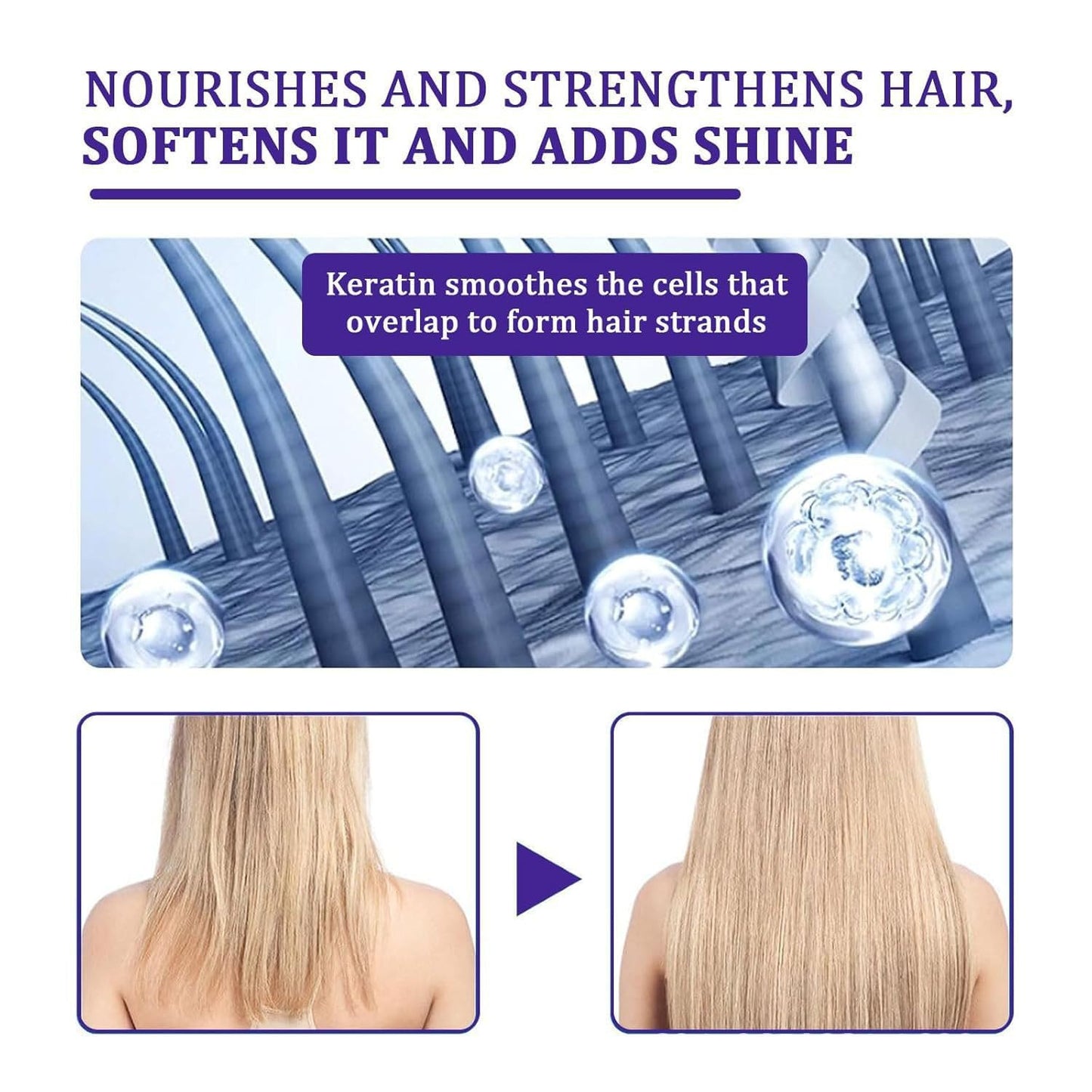 Lumino Liss utjämning, LuminoLiss-rätning, formlös Lumino Liss – 250 g rak, silkeslen, frizz hårplattång – med varaktig glans och naturlig mjukhet (2)