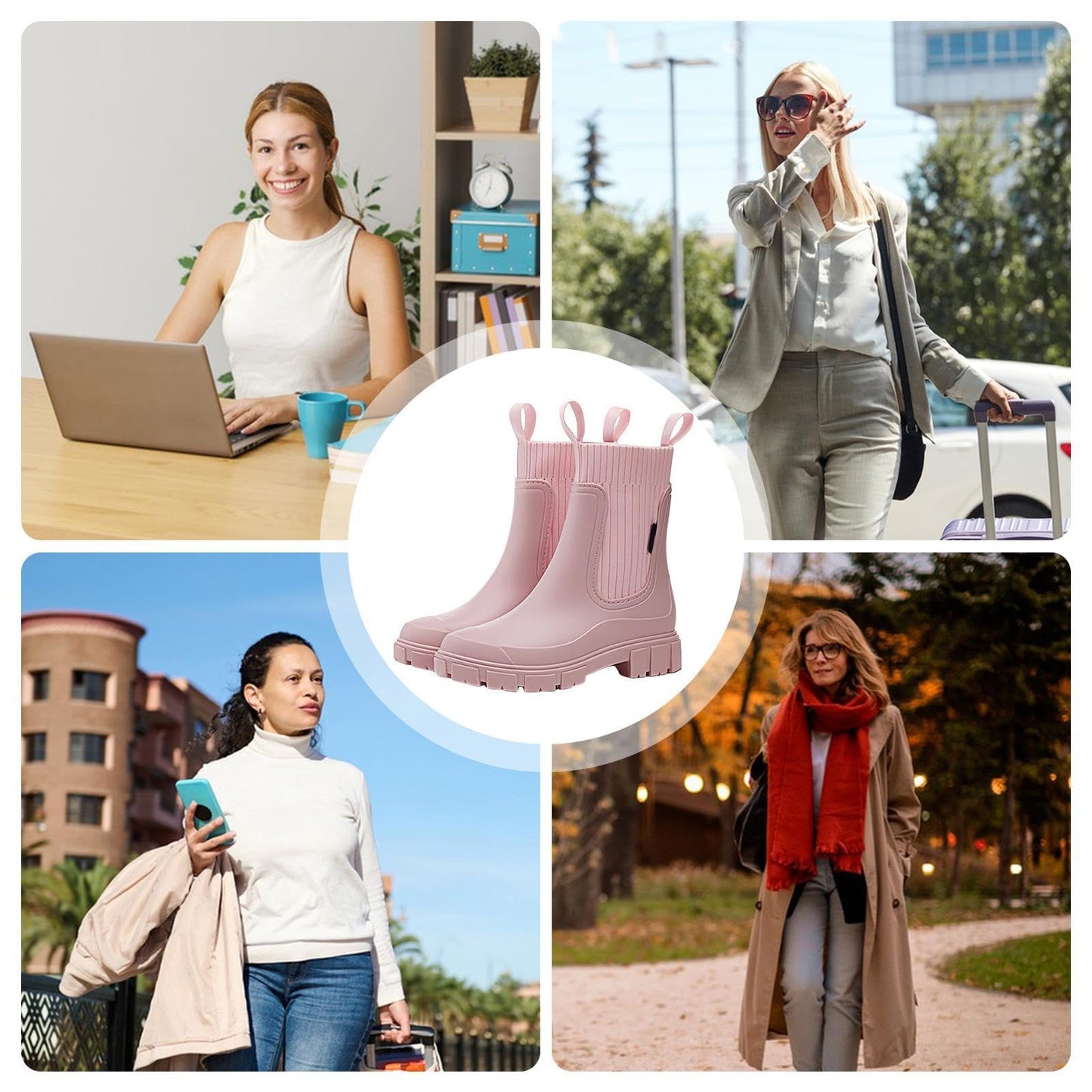Wellingtons Boots | Women's Wellies Boots | Ankle Boots Ladies | Short Chelseas Boots | Rubber Rain Boots | Riding Equestrian Wellies | Fashion Walking Boots | Waterproof | Non-Slip Sole | Breathable