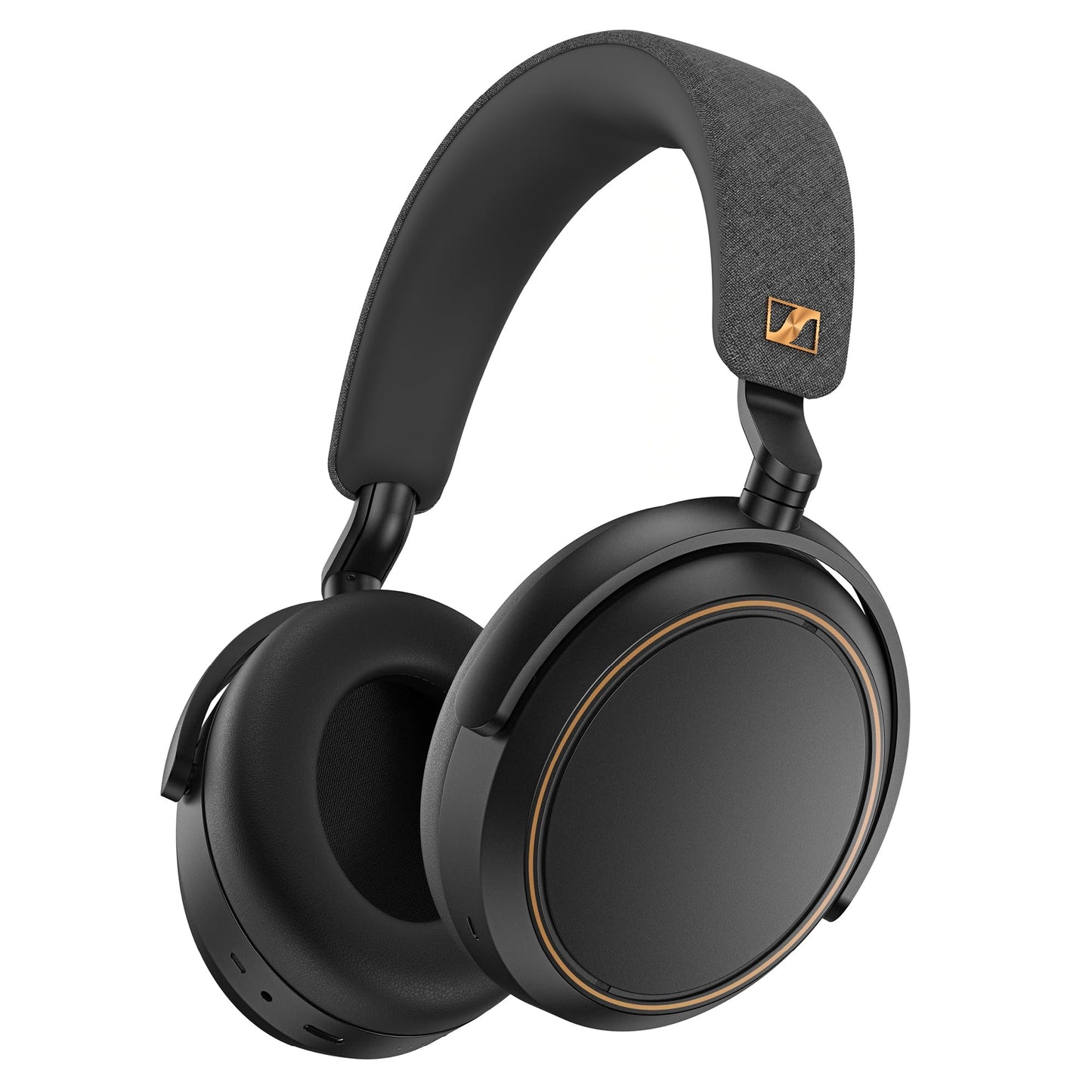 Sennheiser MOMENTUM 4 Wireless hörlurar - Bluetooth-headset för kristallklara samtal med adaptiv brusreducering, 60 timmars batteritid, anpassningsbart ljud och lättviktsdesign, svart koppar, Over Ear