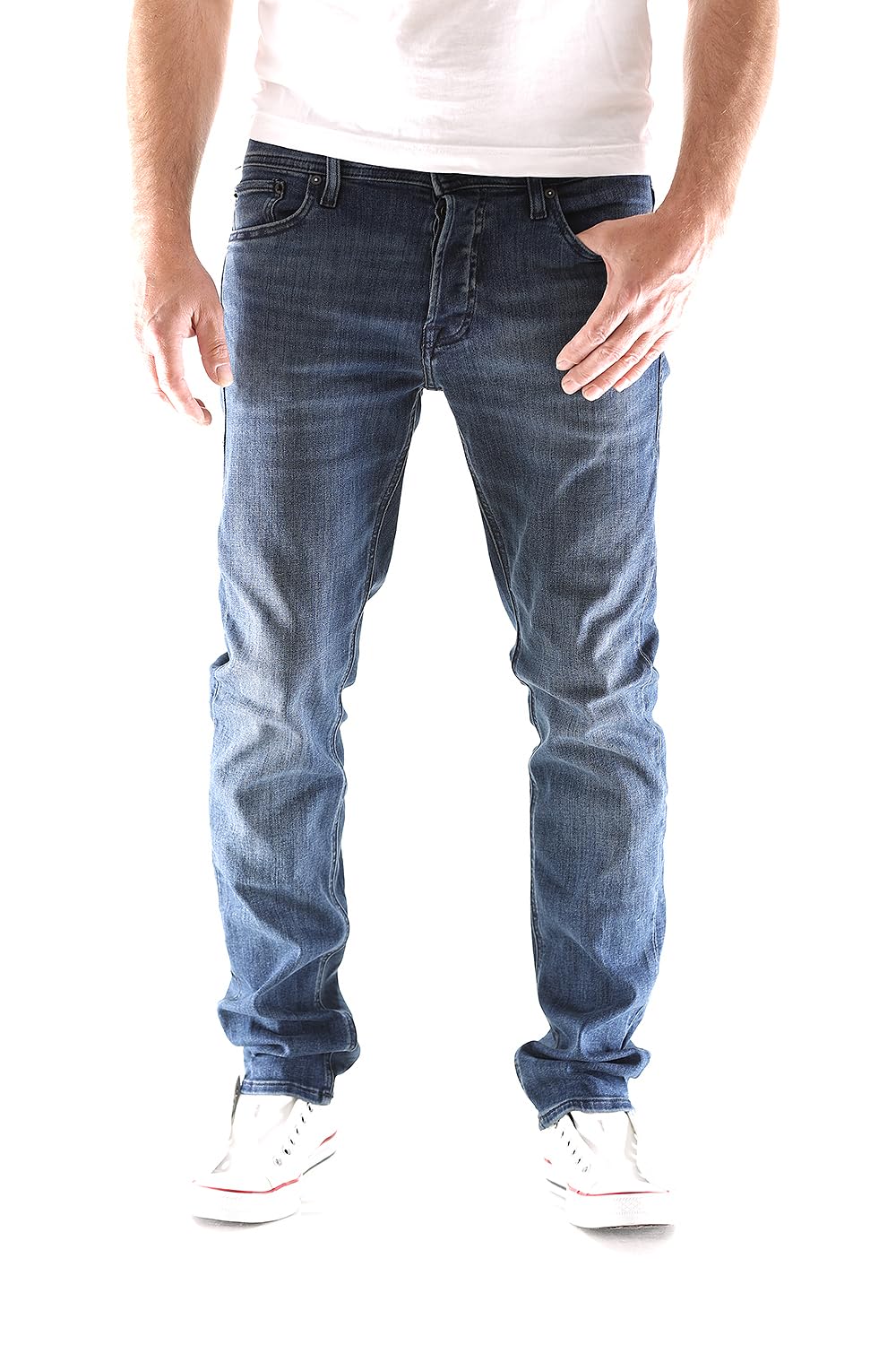 JACK & JONES herr Jeans JJIGLENN JJORIGINAL AM 812 NOOS