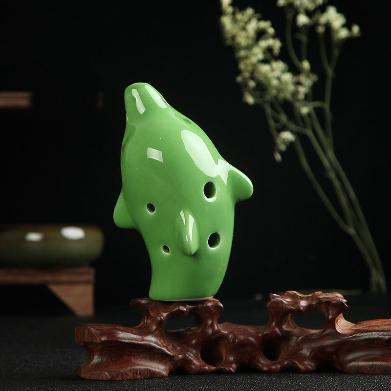 Upright Dolphin Series 6 Hole Ocarina