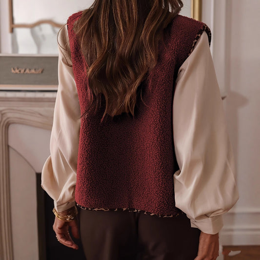 Dame Lammuld Vest Pelsvest