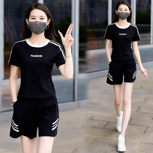 New Summer Womens Sportswear Set For Ladies