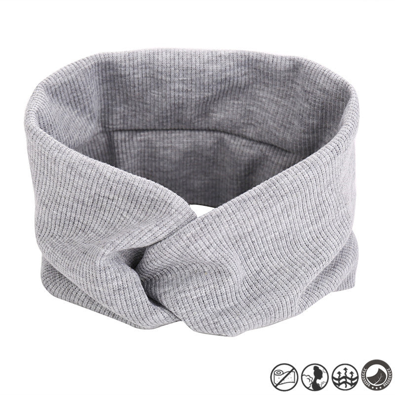 Thread cotton cross yoga headband sports elastic headband