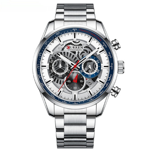 Men's Six-Hand Quartz Fashion Casual Watch