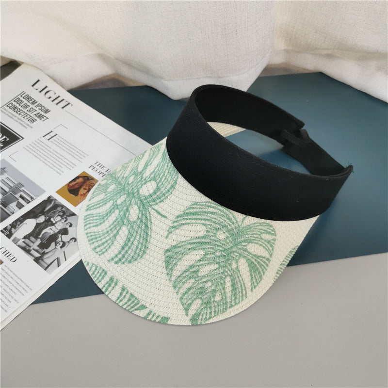 New Sunshade Women's Sunscreen And UV Protection Folding Straw Hat