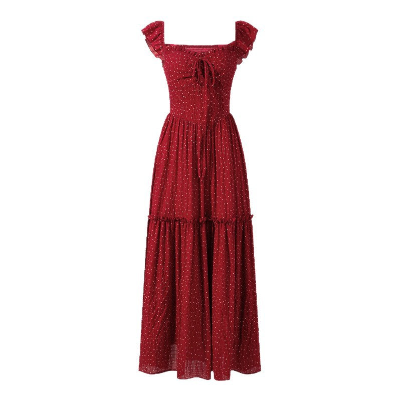 Beach-Style Backless Dress Womens Summer