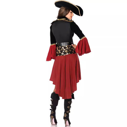 Plus-size Womens Pirate Costume For Halloween European And American Style