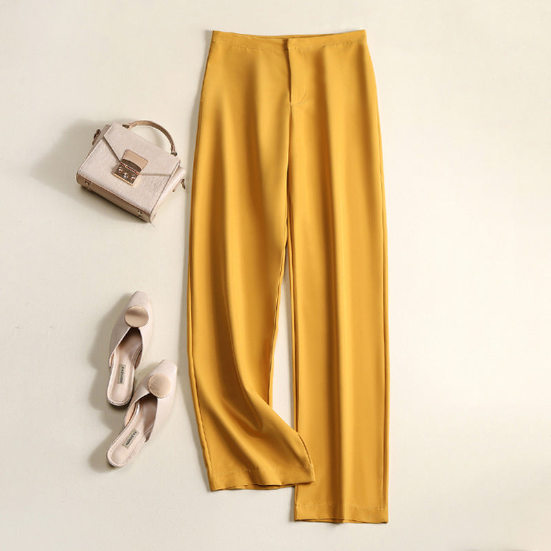 High waist casual pants
