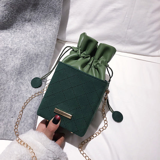 Western style shoulder bag texture messenger bag