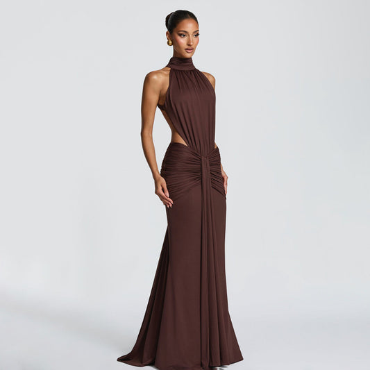 Womens European And American-style Fashionable Sexy Figure-hugging Dress