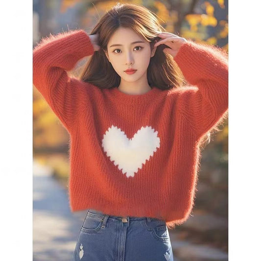 Thick Loose Long Sleeves Knitwear