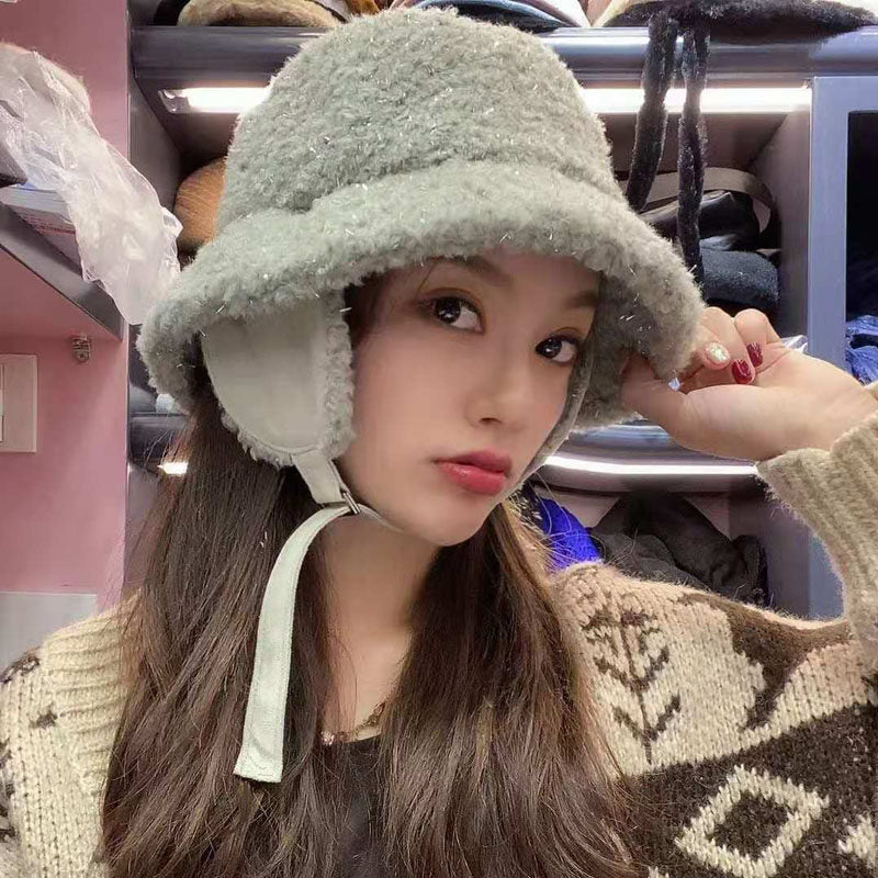 Women's Fashion Warm Ear Protection Bucket Hat