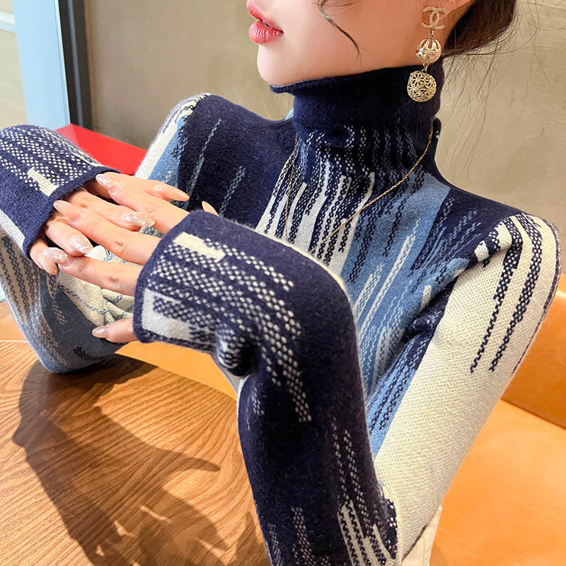 Chic Top Knitted Sweater Base Layer Innerwear