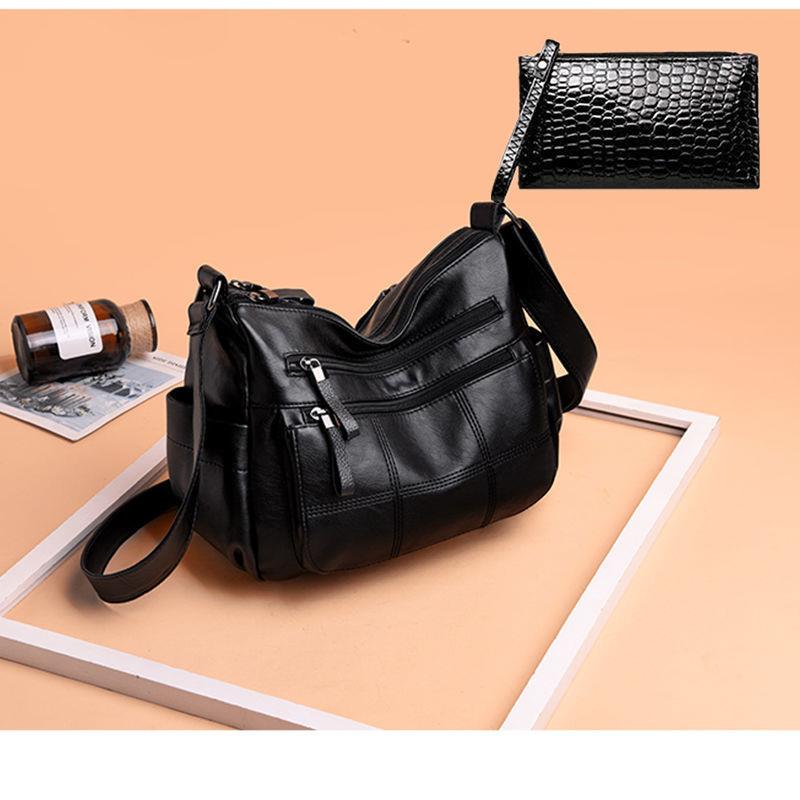 Women New Soft Leather Single Shoulder Messenger Bag