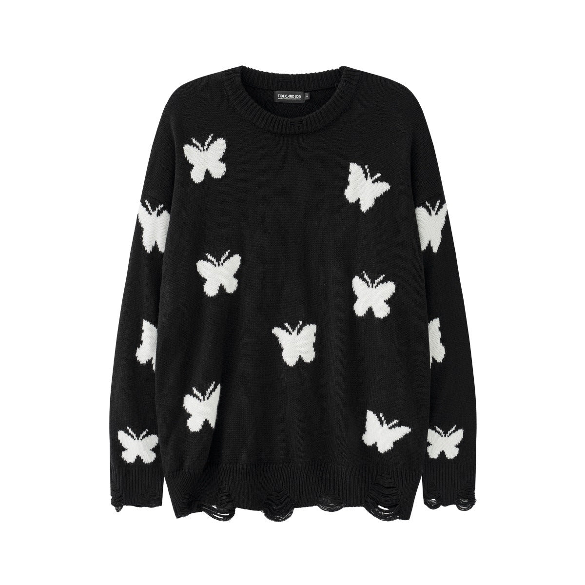 Lazy Wind Round Neck Sweater Couple Models