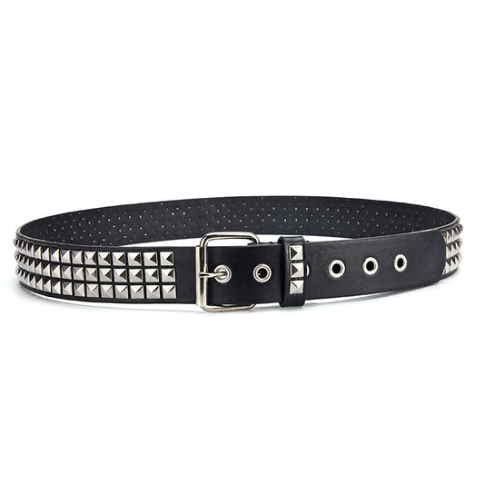 Men's And Women's Punk Hardware Jeans Belt