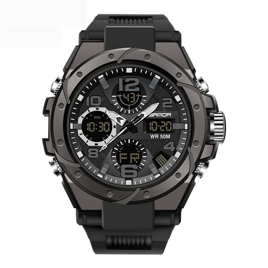 Men's Multifunctional Waterproof Quartz Watch For Sports