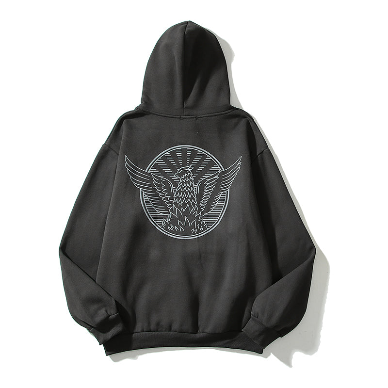 Men's And Women's Fleece Pullover Hoodie