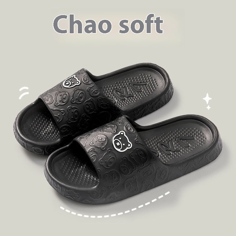 Non-slip Slippers Men's Interior Home Soft Bottom Couple Home Bathroom Deodorant