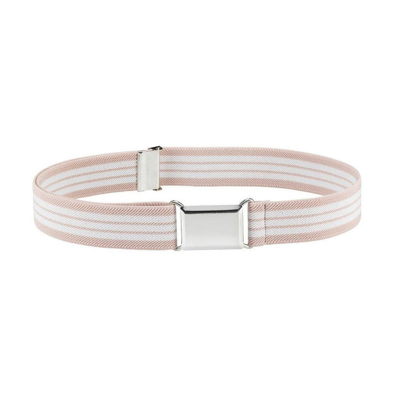 Children's Men's And Women's Elastic Band Monochrome Pants Belt