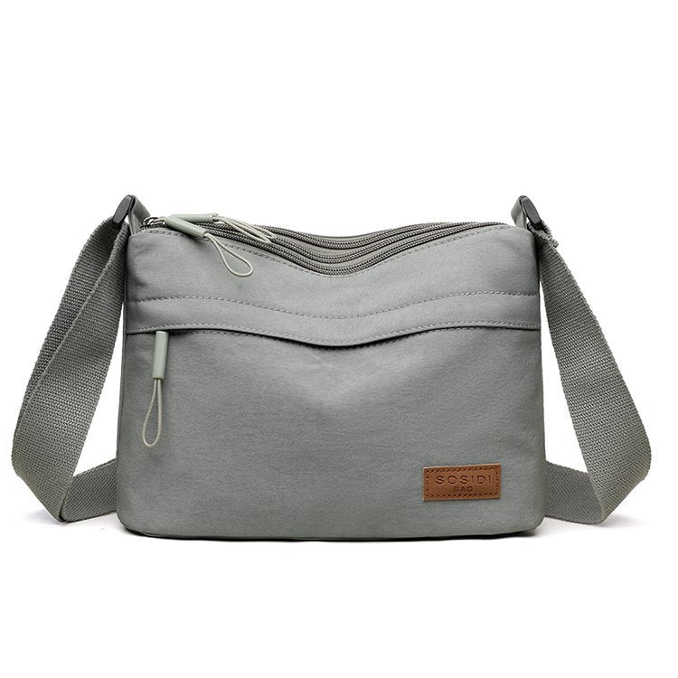Women's Nylon Cloth Multi-functional Waterproof Shoulder Messenger Bag