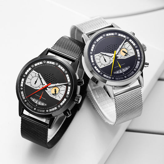 Herremodetrend Multifunktionelt Sports Vandtæt Quartz Ur