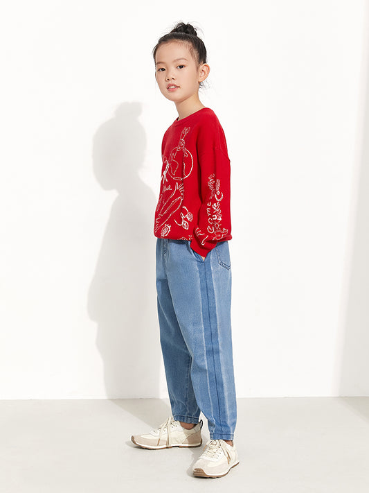 Tide Brand Unisex Car Night Print Trousers
