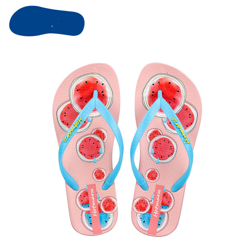 Children's Flip Flops Female Non-slip Princess Feet