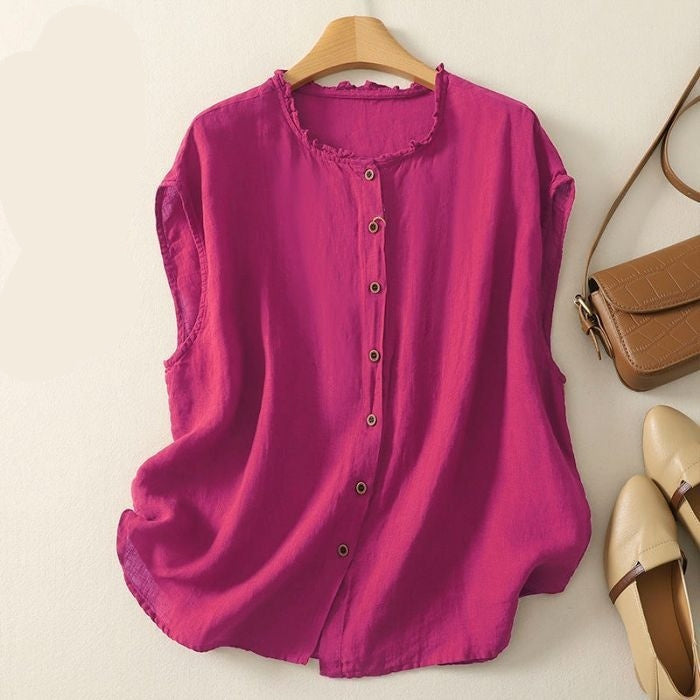 Womens Sleeveless Top Vest Cardigan Or Jacket