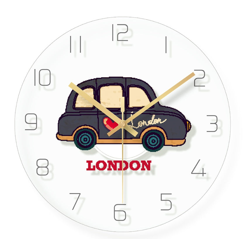 Bedroom Room Cartoon Wall Clock