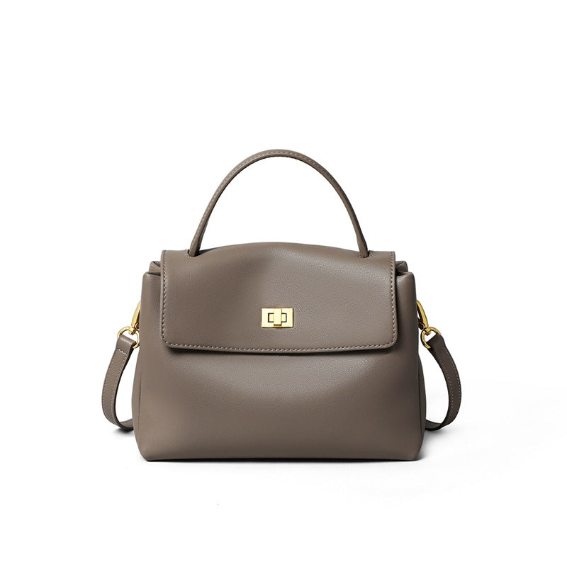 High-grade Genuine Leather Women's Bag Portable Commuter Postman