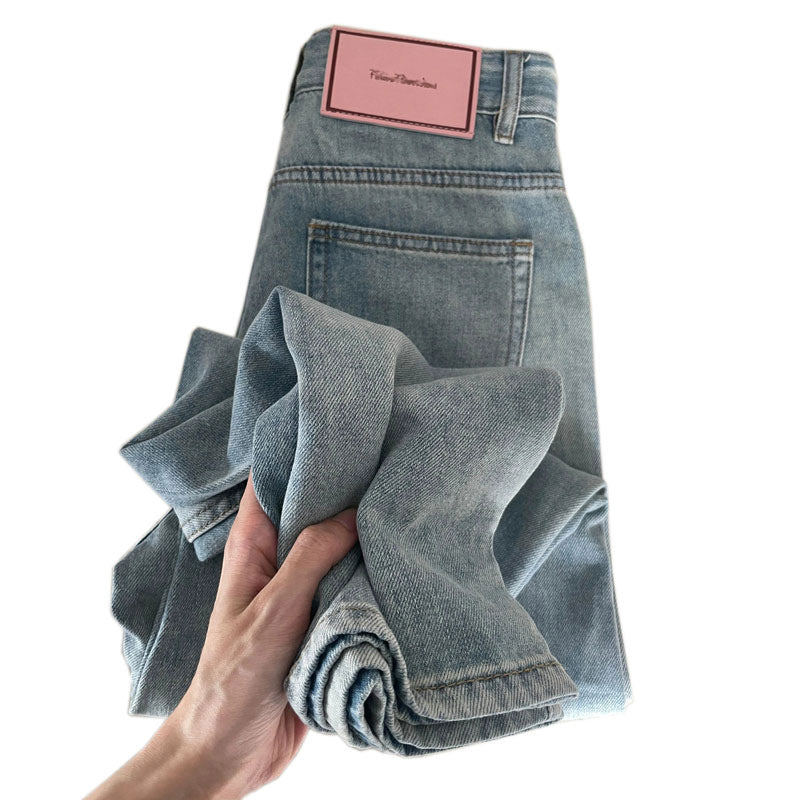 Mode Personlighed All-match Jeans Kvinder