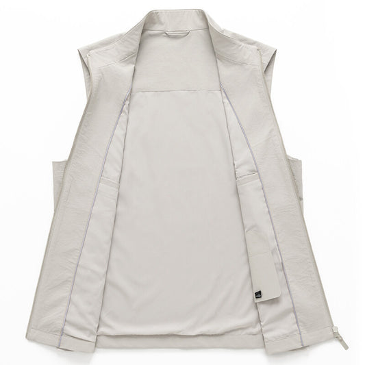 Men's Casual Sleeveless Jacket Non-ironing Anti-wrinkle