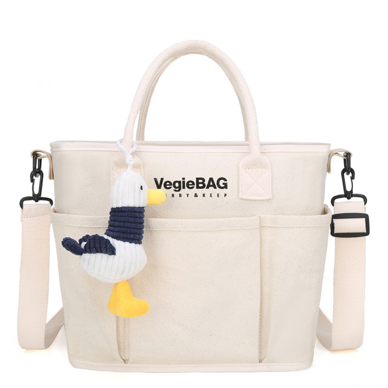 Multifunctional Mummy Bag Women's Canvas Bag Messenger