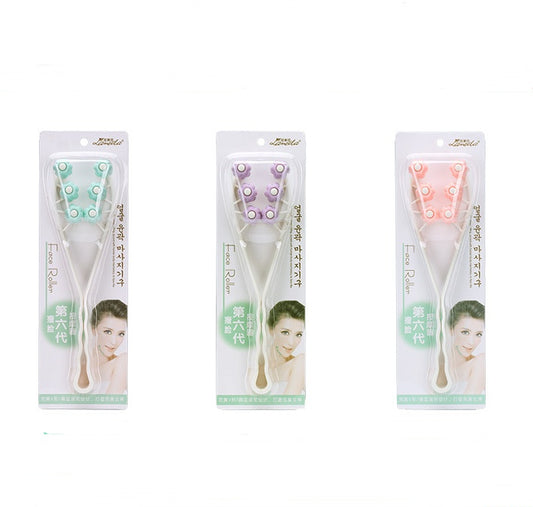 Face bump roller massager