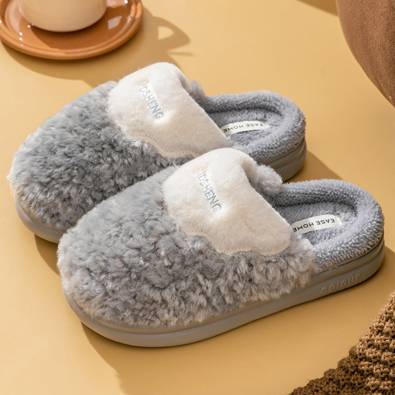 Fluffy Slippers Eva Home Japanese And Korean Style Minimalist Bowknot