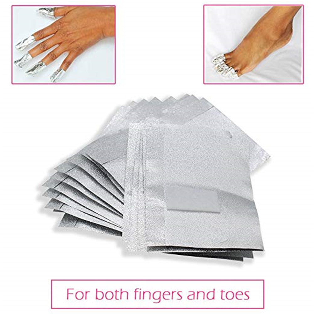 100 pieces of embossed tin foil bag