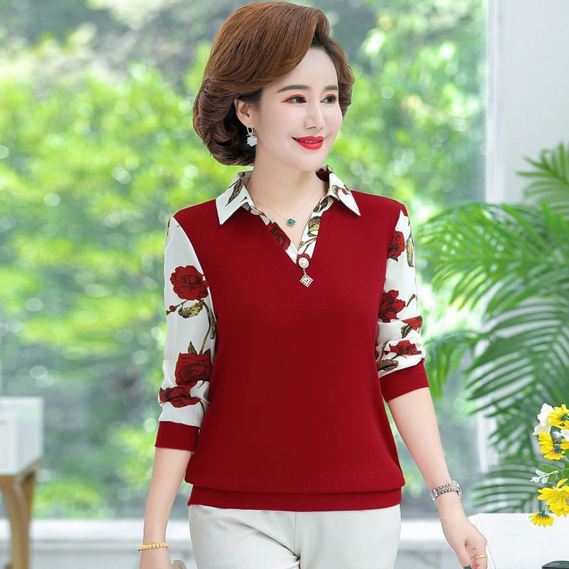 T-shirt Small Shirt Top Western Style All-matching