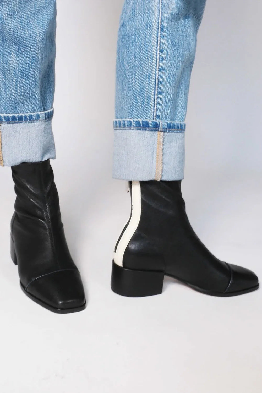 Simple Square-toe Ankle Boots For Women